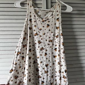 Cute floral tank top